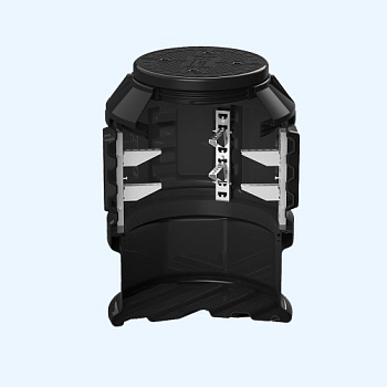 КН 780М/1100 Полимер Пластиковый колодец с крышкой D 560 мм с подготовкой к установке кабельных стоек